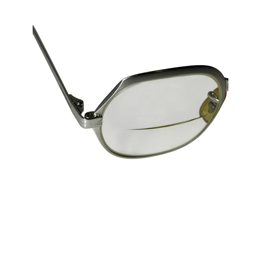 M/C 130 USA Vintage Eyeglasses Petite Nice Condition Silver Vtg With Case